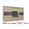 Bond TV-s gardrób 318 cm
