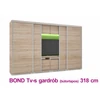 Bond TV-s gardrób 318 cm