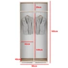 Blum - Amelia 90 előszoba szekrény artisan/fekete