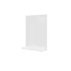 Perla 40cm-es egy ajtós fürdőszobaszekrény fényes fehér + mosdó