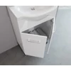Smart 55cm-es két ajtós fürdőszobaszekrény polccal + mosdó