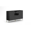 DIAMOND DI02 KOMÓD 3D FEKETE/FEKETE+LED