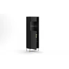 DIAMOND DI04 VITRIN 2D FEKETE/FEKETE + LED