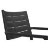 KETER METALINE műanyag kerti szék, sötétszürke