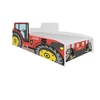TRACTOR RED matraccal 160x80 ágy, Piros