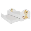 Kétszemélyes ágy matracokkal CASIMO II LION 160x80, Fehér