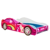 CAR PINK matraccal 140x70 ágy, Rózsaszín