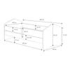 Ágy matraccal CASIMO CAT 160x80, Fehér