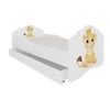Ágy matraccal és fiókkal CASIMO LION 160x80, Fehér