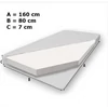LED SPIDER matraccal és világítással 160x80 ágy, Piros