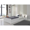 Ágy matraccal ALDEX SHELF 200x90, Fehér, Világosszürke