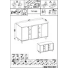 Tili 3D 6P Komód, Homokbézs, Homokbézs