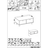 Tili 2D TV-szekrény, Eukaliptusz, Eukaliptusz