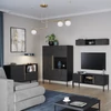 Lanzzi 120 vitrin fekete matt, black matt vitrin, fekete