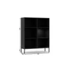 Lanzzi 120 vitrin fekete matt, black matt vitrin, fekete