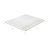 Topper t25 200x200 hipoallergén huzat, fehér