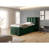 Veros 90x200 boxspring ágy  sötétzöld