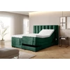 Veros 140x200 boxspring ágy  sötétzöld