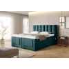 Veros 140x200 boxspring ágy  sötétzöld