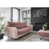Silva kanapé, rózsaszín, Velvetmat 24, Mat Velvet 61