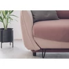Silva kanapé, rózsaszín, Velvetmat 24, Mat Velvet 61