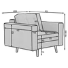 Asgard 1f fotel, fekete
