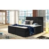 Inez 140x200 boxspring ágy  fekete