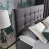 Inez 180x200 boxspring ágy  fekete