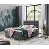Inez 180x200 boxspring ágy  szürke