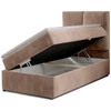 Rivia 90x200 boxspring ágy  világosbarna