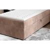 Rivia 90x200 boxspring ágy  világosbarna