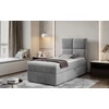 Rivia 90x200 boxspring ágy  szürke