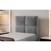 Rivia 90x200 boxspring ágy  szürke