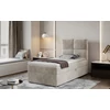 Rivia 90x200 boxspring ágy  bézs