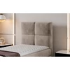 Rivia 90x200 boxspring ágy  bézs