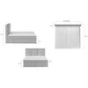 Vivre 180x200 boxspring ágy  bézs