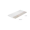 Topper latex 200x200 hipoallergén huzat, fehér