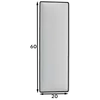 Quadratta 60x20 kárpitozott panel, sötétkék