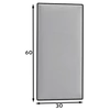 Quadratta 60x30 kárpitozott panel, szürke