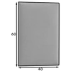 Quadratta 60x40 kárpitozott panel, sötétszürke