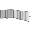 Quadratta 100x220x50 kárpitozott panel, kék