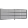 Quadratta 240x90 kárpitozott panel, sötétkék