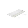 Topper t30 120x200 hipoallergén huzat matrac, fehér