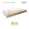 Latex matracok milano 160x200 silk matrac, fehér