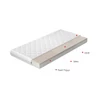 Latex matracok moska 80x200 hipoallergén huzattal matrac, fehér