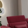 Foble ülőgarnitúra, jobb, piros