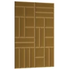 Quadratta 120x195 kárpitozott panel, sárga