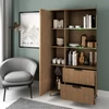 Entsian 100 vitrin szekrény artisan oak gardrób,