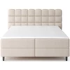 Camma 140x200, Boxspring ágy, Fehér, King 01,