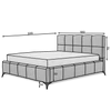 Köd ágy 160x200  szürke